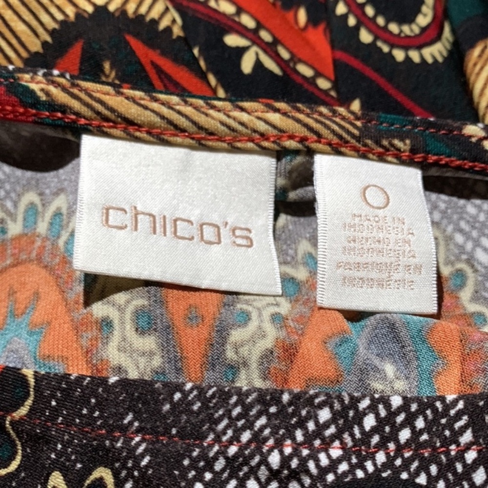 Chico’s Empire Print Sheath Dress - Picture 11 of 14